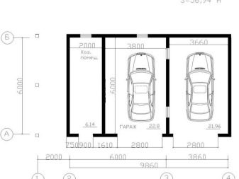 Размеры гаража: стандартные параметры гаража для легкового автомобиля, какой должна быть минимальная ширина, оптимальный размер