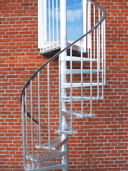 Наружная или внутренняя лестница может быть винтовой – это существенная экономия места
