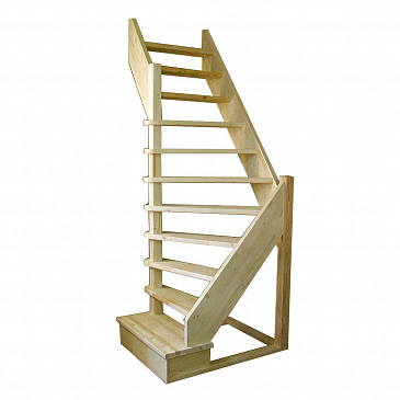 Деревянная лестница: преимущества и достоинства