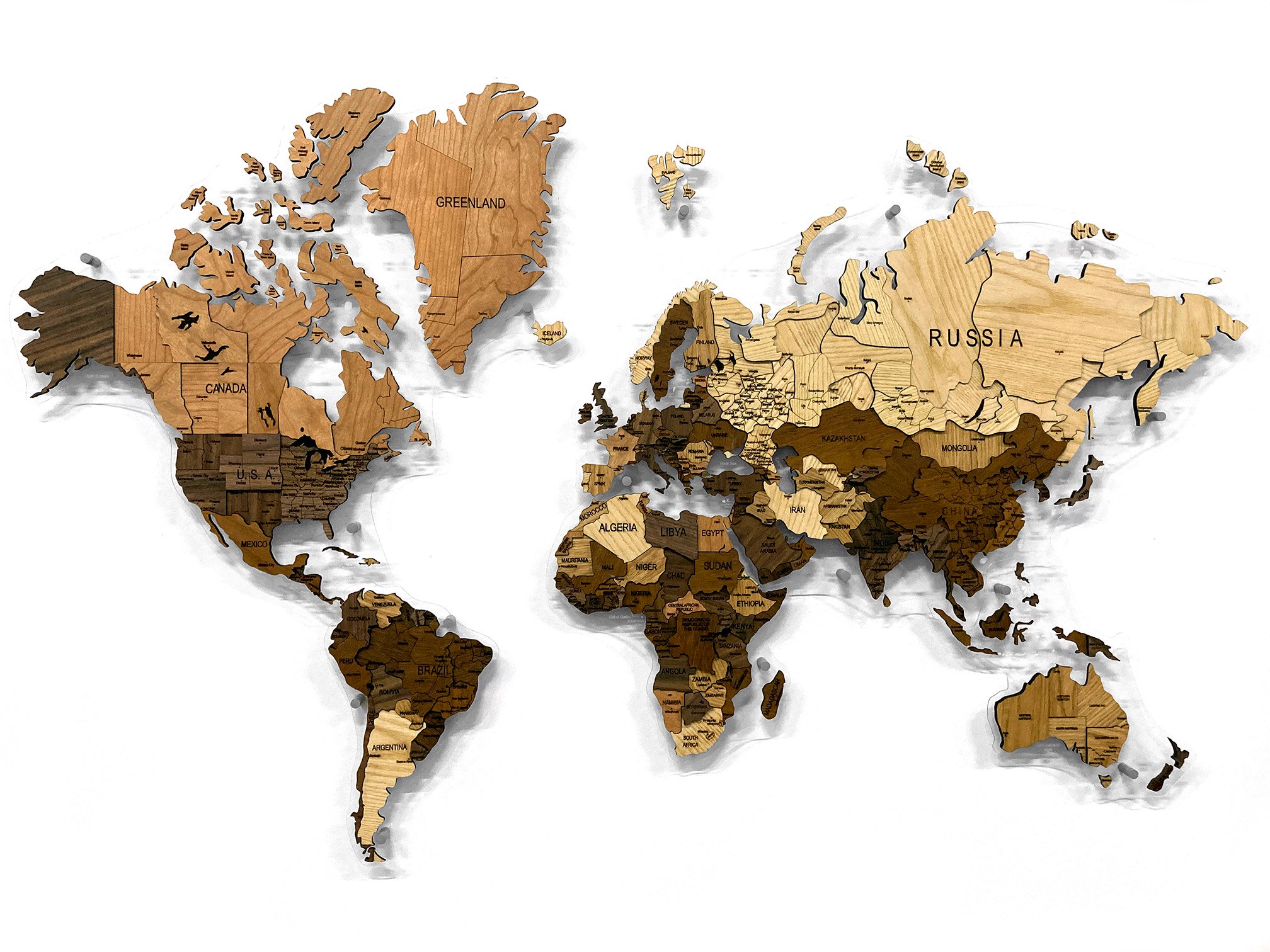 Деревянная карта мира: уникальная комбинация искусства и путешествий