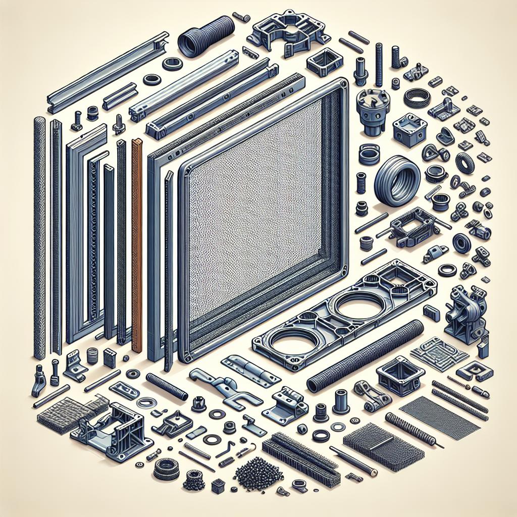 Комплектующие для москитных сеток: все, что вам нужно знать