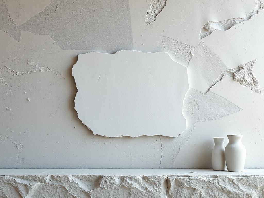 gypsum plaster from cement plasterфото