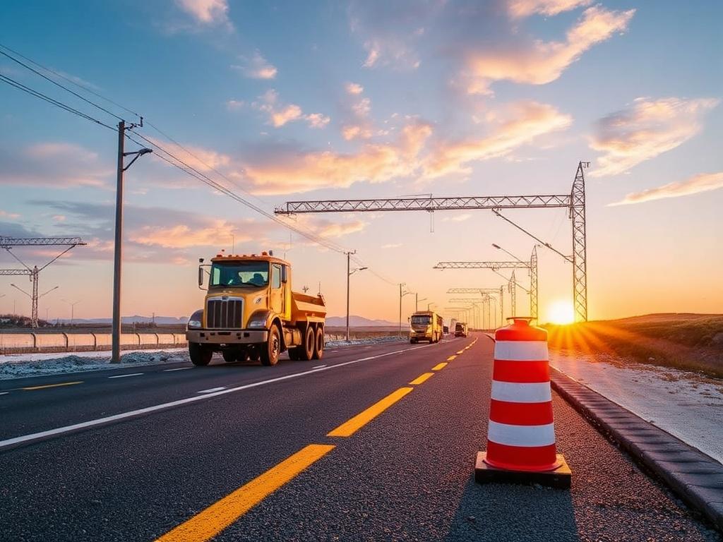 Use of geosynthetic materials in road constructionфото