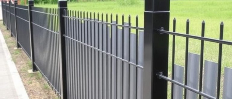 Заборы из профнастила ST 15: практичный выбор для дома и дачи