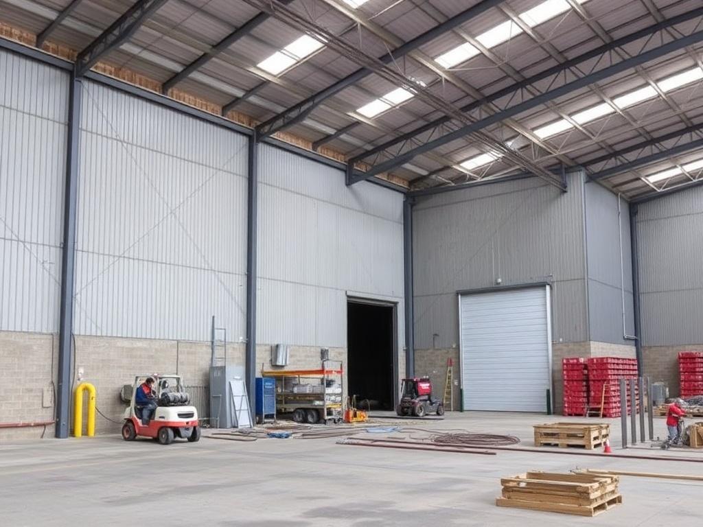 Repair of warehouses and industrial facilitiesфото