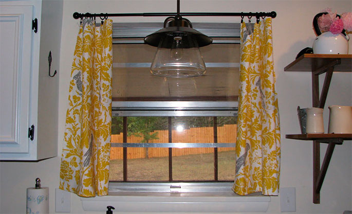 шторы на кухню - фото - вариант 16