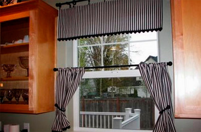 шторы на кухню - фото - вариант 18