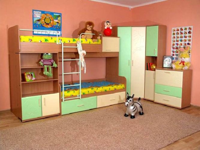 Корпусная мебель для детской комнаты, делаем выбор